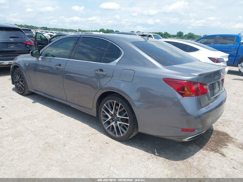 2013 Lexus Gs VIN JTHBE1BL0D5012924 IAAI salvage auction — HAIL, Original (Texas), sold $5,250 on 2026-07-07 (photo 3)
