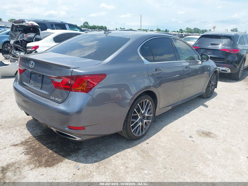 2013 Lexus Gs VIN JTHBE1BL0D5012924 IAAI salvage auction — HAIL, Original (Texas), sold $5,250 on 2026-07-07 (photo 4)