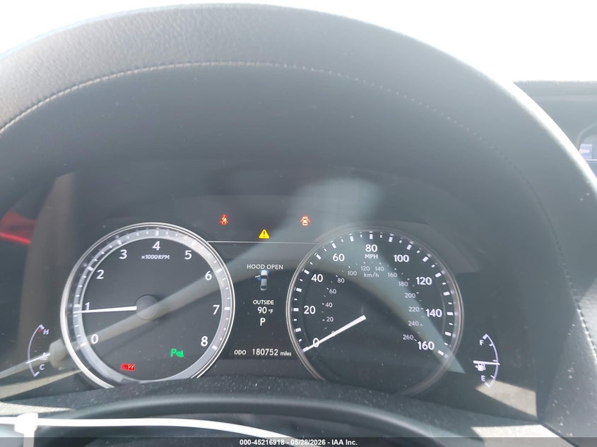2013 Lexus Gs VIN JTHBE1BL0D5012924 IAAI salvage auction — HAIL, Original (Texas), sold $5,250 on 2026-07-07 (photo 7)