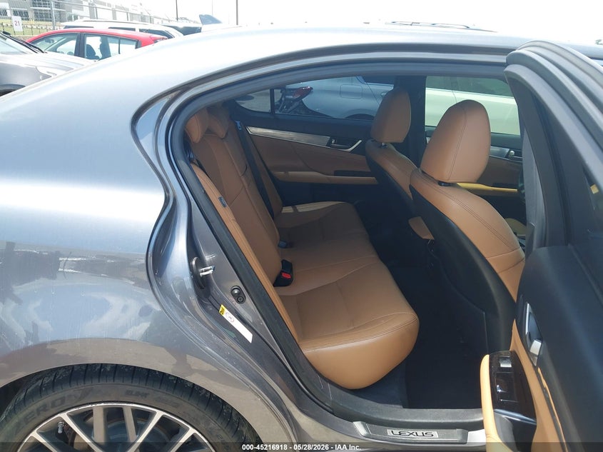 2013 Lexus Gs VIN JTHBE1BL0D5012924 IAAI salvage auction — HAIL, Original (Texas), sold $5,250 on 2026-07-07 (photo 8)