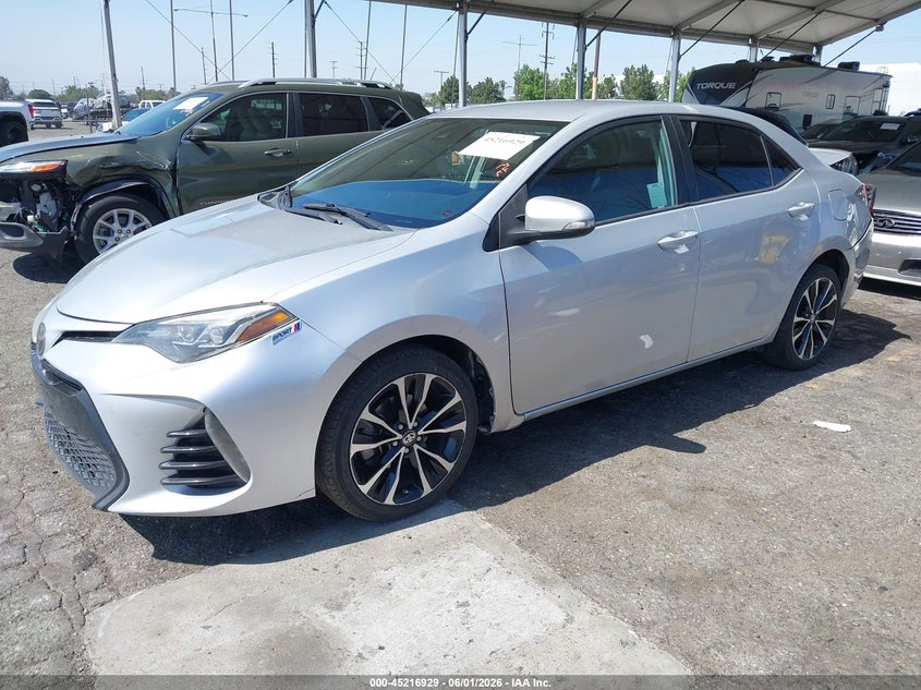 2019 Toyota Corolla VIN 5YFBURHE0KP906692 IAAI salvage auction — REAR END, Salvage (California), sold $4,150 on 2026-07-21 (photo 2)