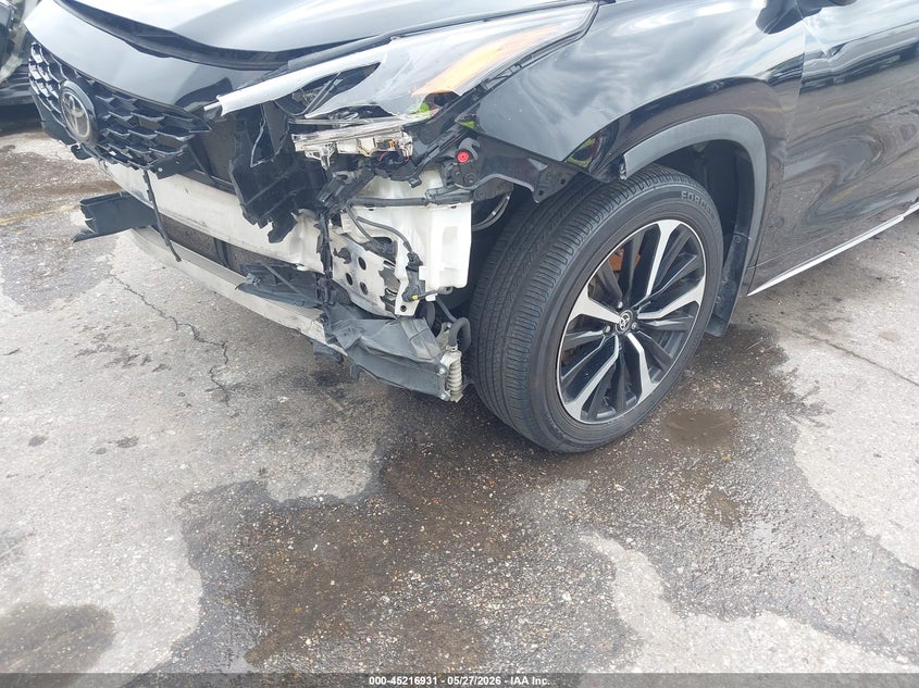 2021 Toyota Highlander VIN 5TDLZRAH7MS089256 IAAI salvage auction — FRONT END, Salvage Title, sold $10,300 on 2026-07-30 (photo 6)