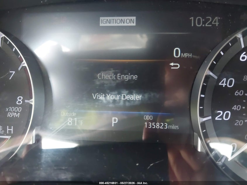 2021 Toyota Highlander VIN 5TDLZRAH7MS089256 IAAI salvage auction — FRONT END, Salvage Title, sold $10,300 on 2026-07-30 (photo 7)