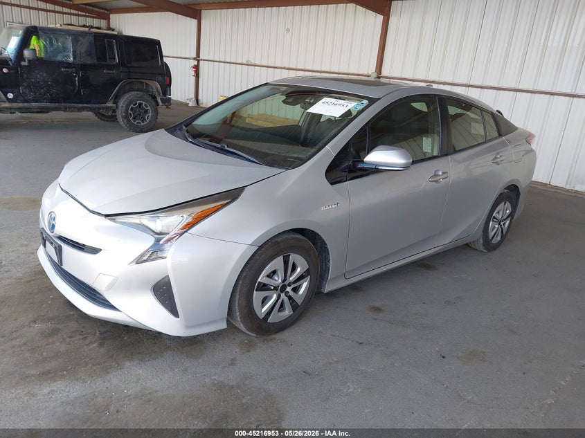 2016 Toyota Prius VIN JTDKARFU5G3008981 IAAI salvage auction — RIGHT REAR, Salvage Title, sold $6,200 on 2026-07-09 (photo 2)