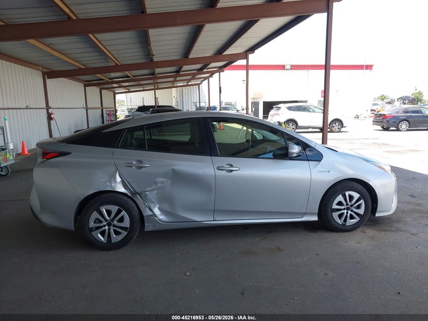 2016 Toyota Prius VIN JTDKARFU5G3008981 IAAI salvage auction — RIGHT REAR, Salvage Title, sold $6,200 on 2026-07-09 (photo 6)