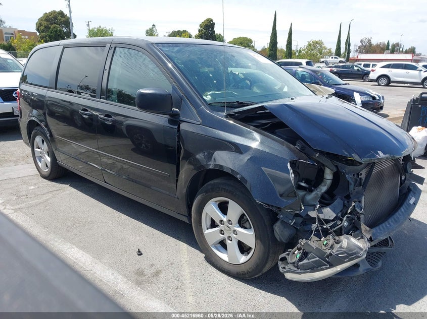 2016 Dodge Caravan VIN 2C4RDGBG4GR192425 IAAI salvage auction — FRONT END, Salvage Title, sold $1,250 on 2026-07-09 (photo 1)