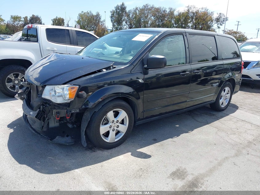 2016 Dodge Caravan VIN 2C4RDGBG4GR192425 IAAI salvage auction — FRONT END, Salvage Title, sold $1,250 on 2026-07-09 (photo 2)