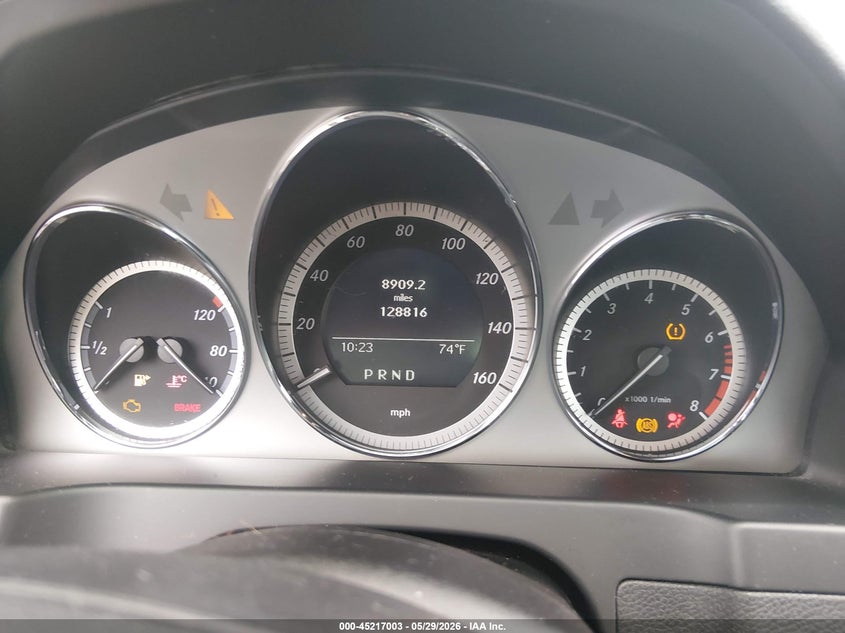 2009 Mercedes-benz C class VIN WDDGF54X19R069229 IAAI salvage auction — WATER/FLOOD, Salvage (South Carolina), sold $375 on 2026-07-08 (photo 7)