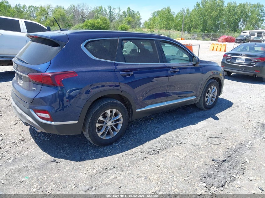 2019 Hyundai Santa fe VIN 5NMS2CAD8KH097991 IAAI salvage auction — FRONT END, Salvage Title, sold $4,900 on 2026-07-30 (photo 4)