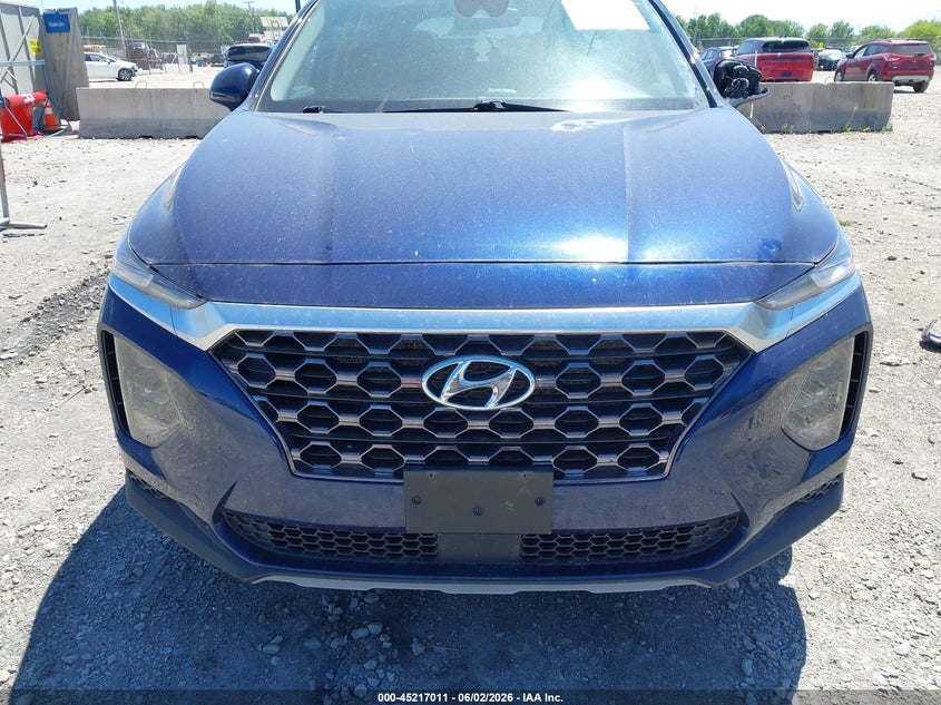 2019 Hyundai Santa fe VIN 5NMS2CAD8KH097991 IAAI salvage auction — FRONT END, Salvage Title, sold $4,900 on 2026-07-30 (photo 6)