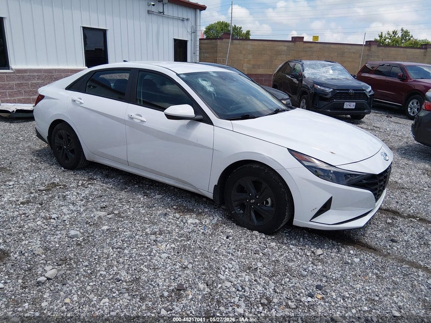 2022 Hyundai Elantra VIN KMHLM4AJ6NU023584 IAAI salvage auction — HAIL, Salvage Title, sold $4,450 on 2026-07-13 (photo 1)