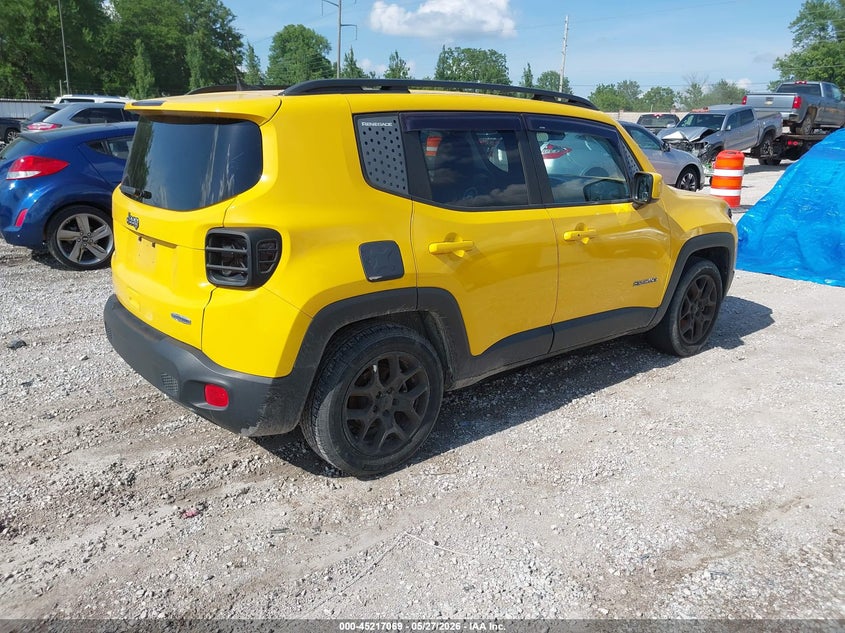 2018 Jeep Renegade VIN ZACCJABB0JPH58270 IAAI salvage auction — HAIL, Salvage (Alabama), sold $375 on 2026-08-03 (photo 4)