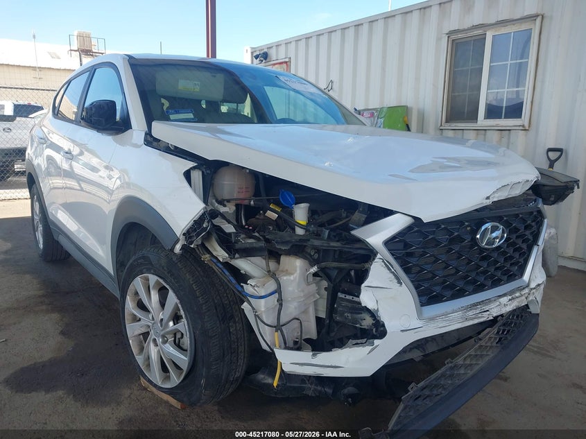 2021 Hyundai Tucson VIN KM8J23A41MU364259 IAAI salvage auction — FRONT & REAR, Salvage Title, sold $2,650 on 2026-07-07 (photo 1)