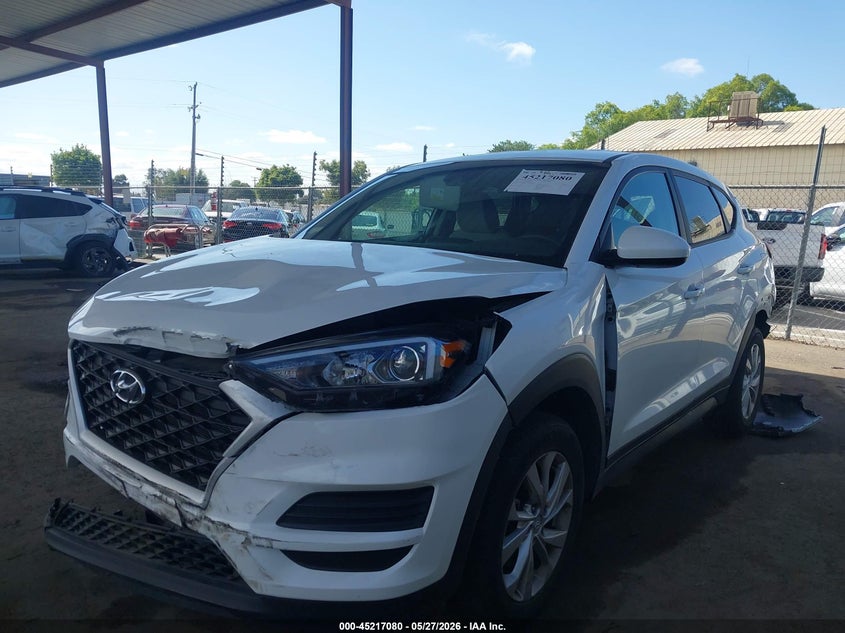 2021 Hyundai Tucson VIN KM8J23A41MU364259 IAAI salvage auction — FRONT & REAR, Salvage Title, sold $2,650 on 2026-07-07 (photo 2)
