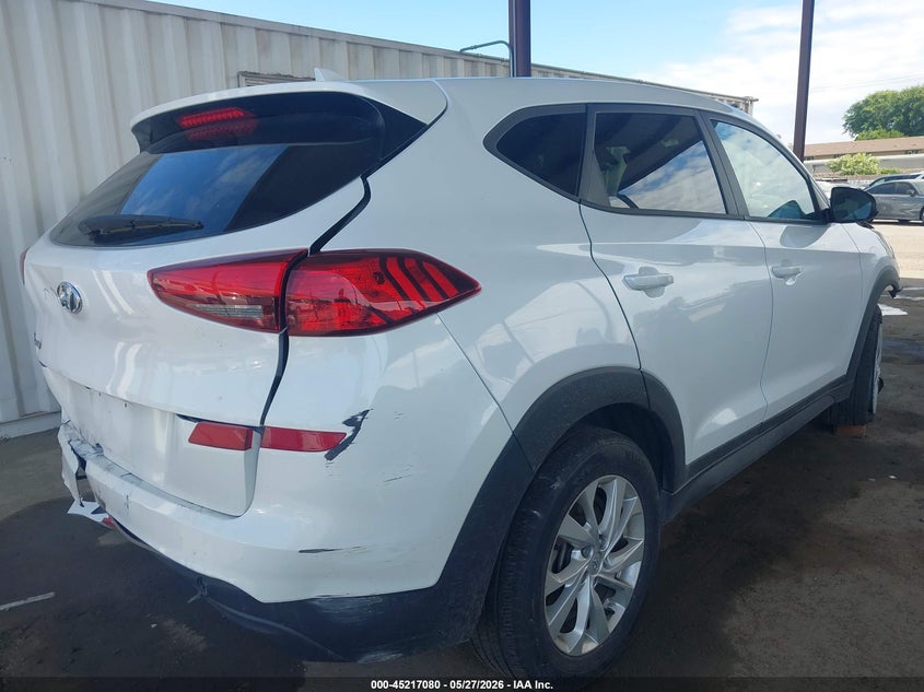 2021 Hyundai Tucson VIN KM8J23A41MU364259 IAAI salvage auction — FRONT & REAR, Salvage Title, sold $2,650 on 2026-07-07 (photo 4)