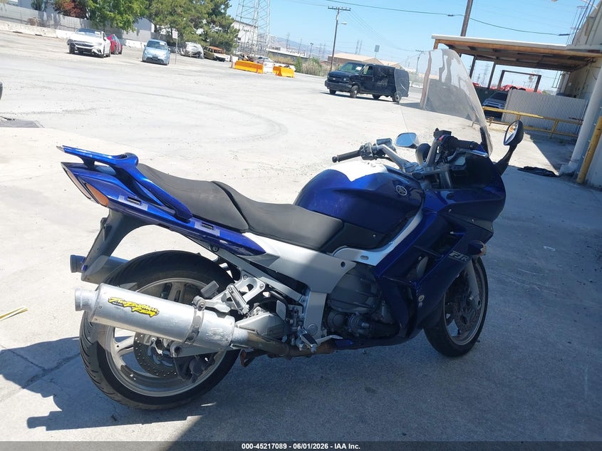 2005 Yamaha Fjr1300 VIN JYARP07Y45A000479 IAAI salvage auction — NORMAL WEAR, Salvage (California), sold $775 on 2026-07-13 (photo 4)