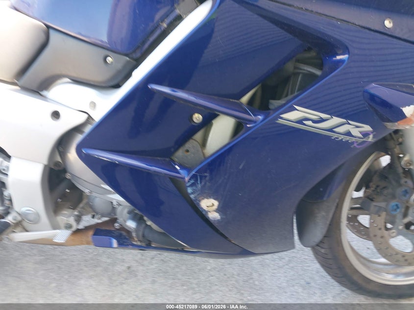 2005 Yamaha Fjr1300 VIN JYARP07Y45A000479 IAAI salvage auction — NORMAL WEAR, Salvage (California), sold $775 on 2026-07-13 (photo 8)