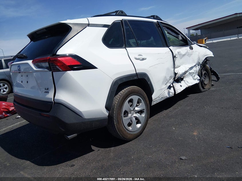 2020 Toyota Rav 4 VIN JTMF1RFV2LD049745 IAAI salvage auction — FRONT END, Salvage Title, sold $4,350 on 2026-07-24 (photo 4)