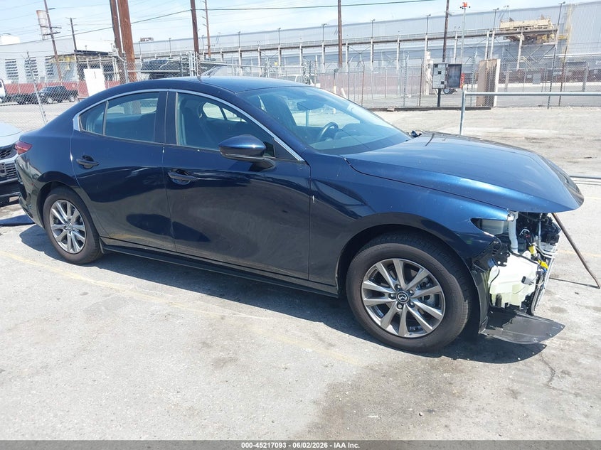 2026 Mazda 3 VIN JM1BPAAL7T1861578 IAAI salvage auction — FRONT END, Salvage Title, sold $4,550 on 2026-07-21 (photo 1)