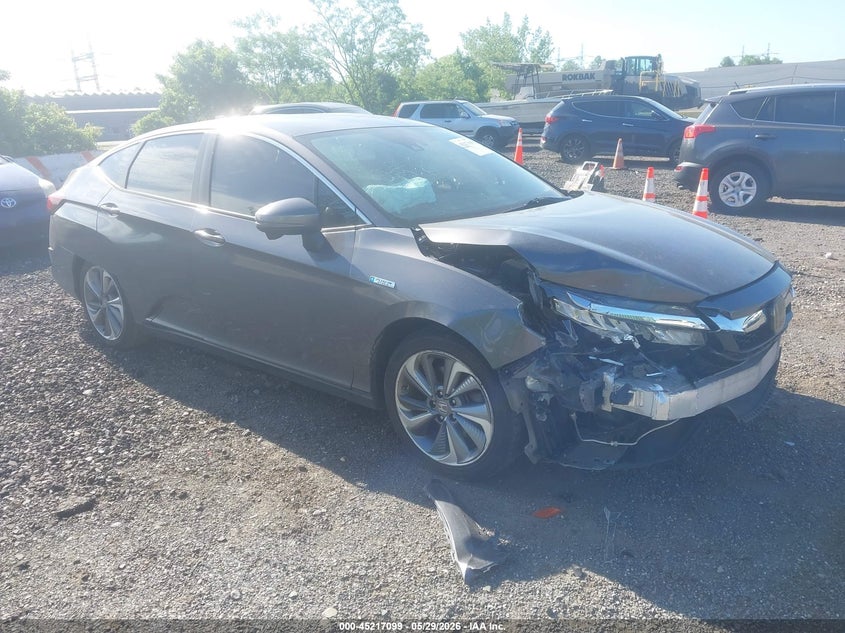 2018 Honda Clarity VIN JHMZC5F31JC019247 IAAI salvage auction — FRONT END, Salvage (Idaho), sold $25 on 2026-07-28 (photo 1)