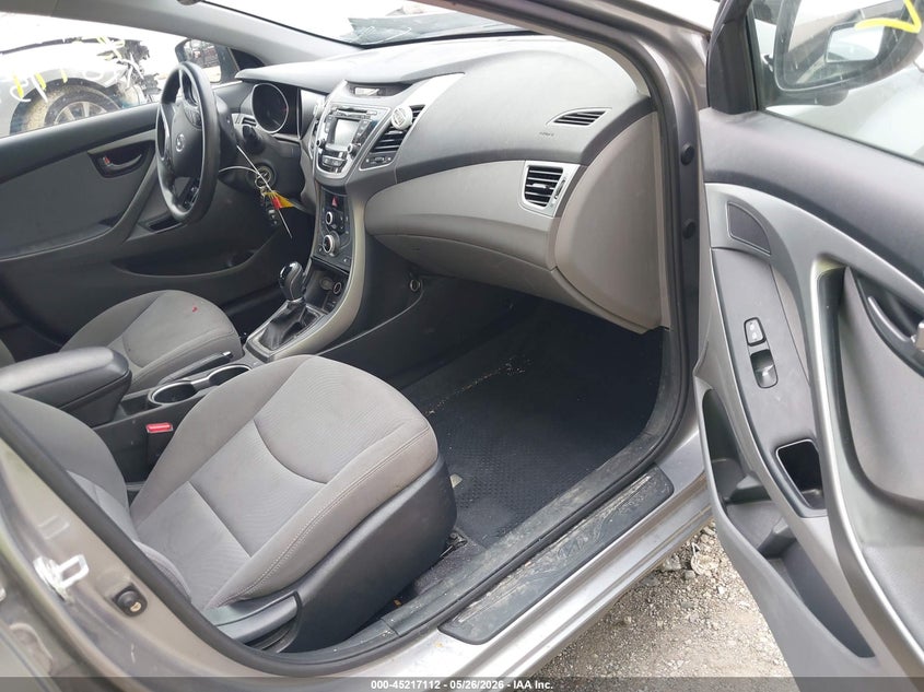 2014 Hyundai Elantra VIN KMHDH4AE6EU154400 IAAI salvage auction — LEFT FRONT, Salvage Title, sold $600 on 2026-07-22 (photo 5)