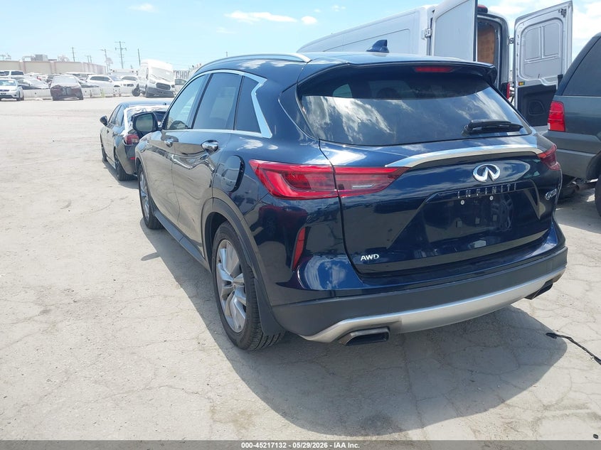 2019 Infiniti Qx50 VIN 3PCAJ5M32KF137125 IAAI salvage auction — FRONT END, Salvage Title, sold $4,250 on 2026-07-22 (photo 3)
