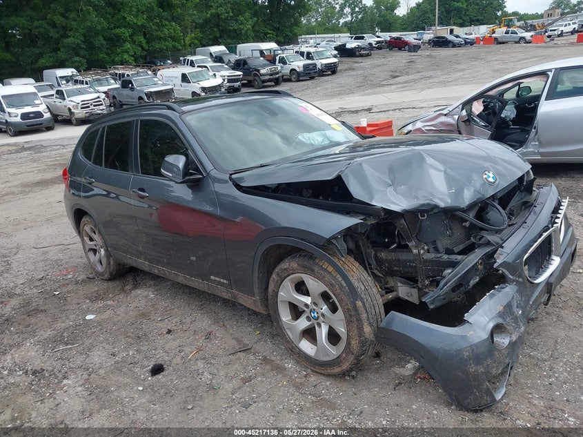 2013 BMW X1 VIN WBAVM1C58DVL64132 IAAI salvage auction — FRONT & REAR, Salvage (Georgia), sold $300 on 2026-07-08 (photo 1)