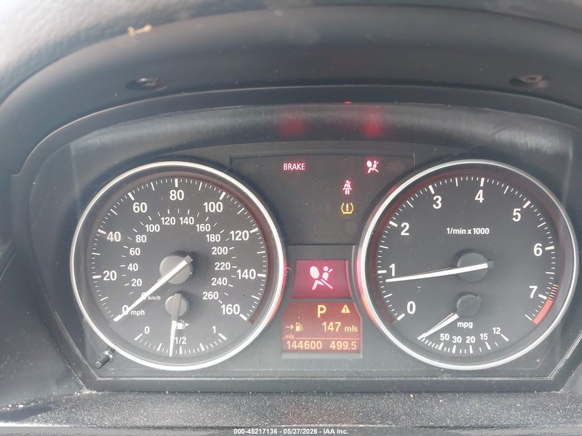 2013 BMW X1 VIN WBAVM1C58DVL64132 IAAI salvage auction — FRONT & REAR, Salvage (Georgia), sold $300 on 2026-07-08 (photo 7)