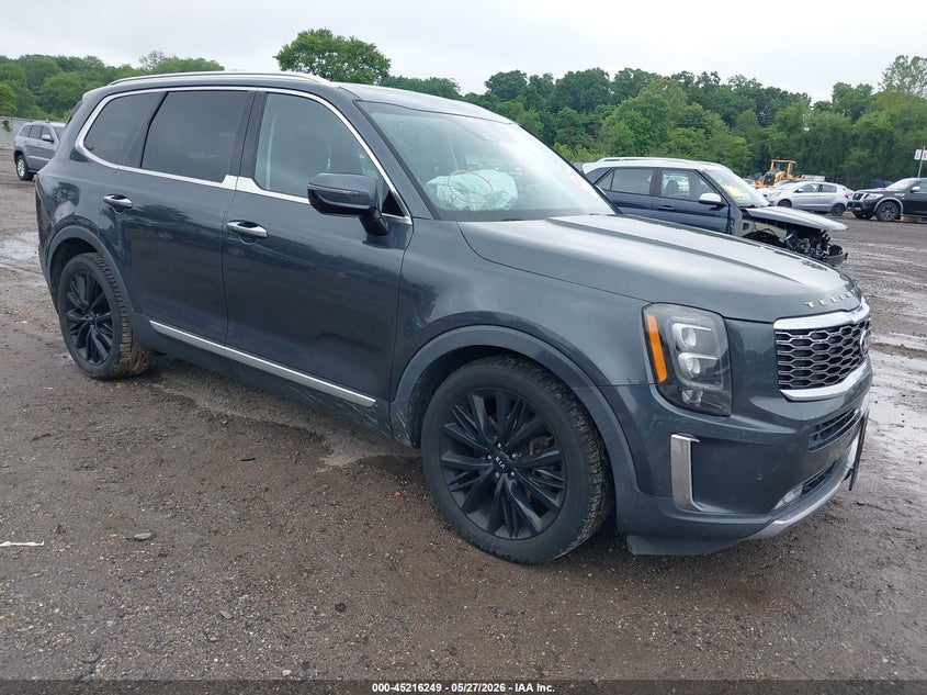 2020 Kia Telluride VIN 5XYP5DHC0LG045993 IAAI salvage auction — FRONT END, Salvage Title, sold $4,950 on 2026-07-21 (photo 1)