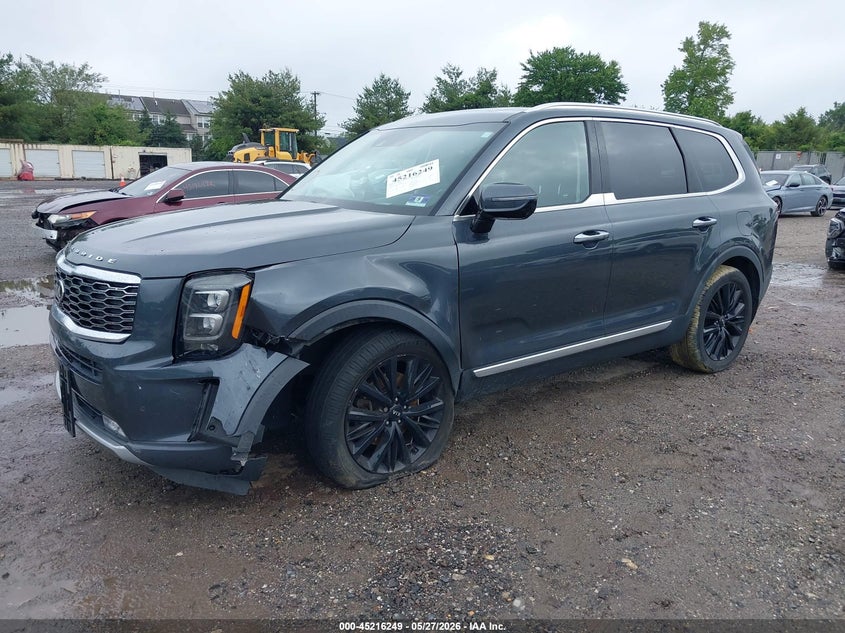 2020 Kia Telluride VIN 5XYP5DHC0LG045993 IAAI salvage auction — FRONT END, Salvage Title, sold $4,950 on 2026-07-21 (photo 2)