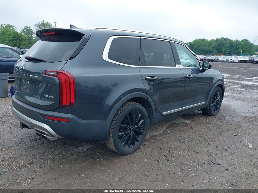 2020 Kia Telluride VIN 5XYP5DHC0LG045993 IAAI salvage auction — FRONT END, Salvage Title, sold $4,950 on 2026-07-21 (photo 4)