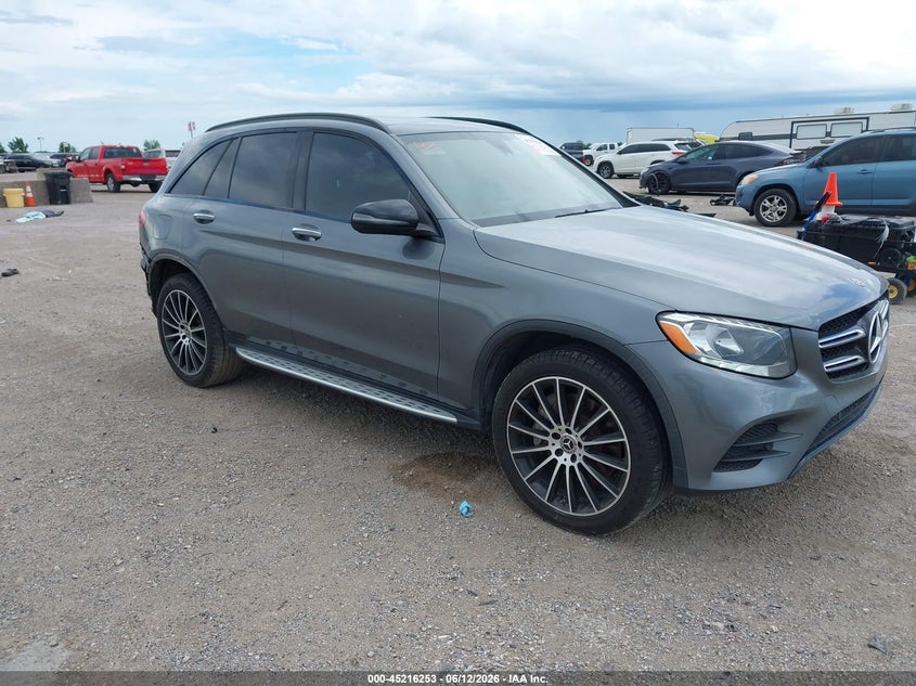 2019 Mercedes-benz Glc VIN WDC0G4JB9KV126277 IAAI salvage auction — REAR END, Original (Texas), sold $8,100 on 2026-07-22 (photo 1)