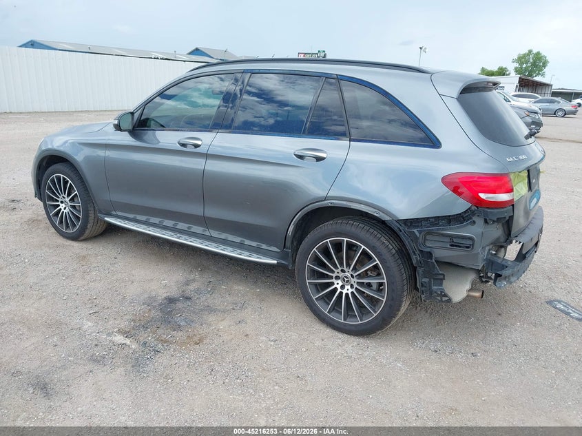 2019 Mercedes-benz Glc VIN WDC0G4JB9KV126277 IAAI salvage auction — REAR END, Original (Texas), sold $8,100 on 2026-07-22 (photo 3)