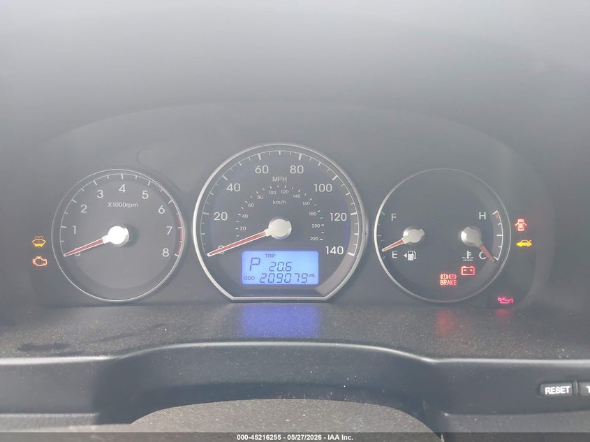 2011 Hyundai Santa fe VIN 5XYZG3AB6BG067025 IAAI salvage auction — FRONT END, Clear (Virginia), sold $550 on 2026-07-09 (photo 7)