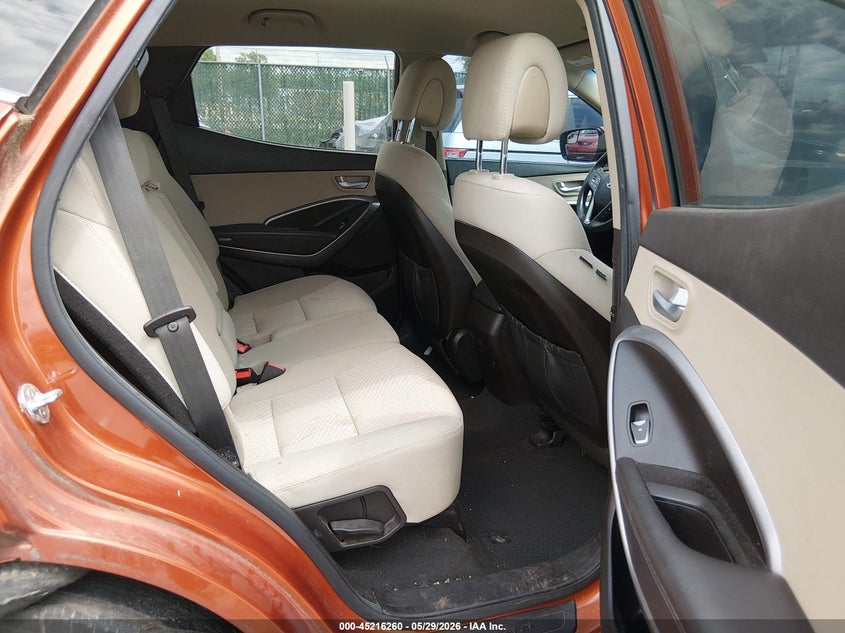 2015 Hyundai Santa fe VIN 5XYZU3LBXFG281334 IAAI salvage auction — SIDE, Salvage Title, sold $1,300 on 2026-07-24 (photo 8)