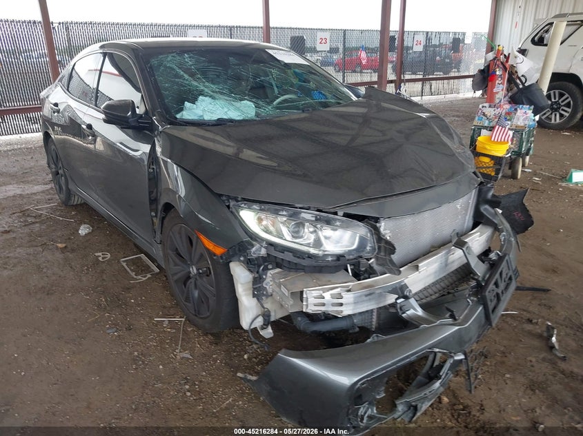 2019 Honda Civic VIN SHHFK7H69KU418596 IAAI salvage auction — FRONT END, Salvage (Texas), sold $725 on 2026-07-28 (photo 1)