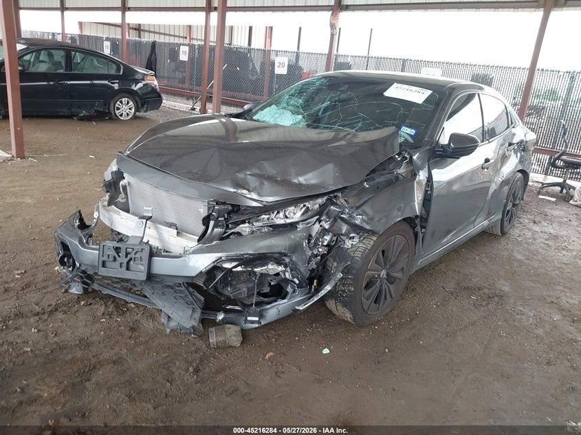 2019 Honda Civic VIN SHHFK7H69KU418596 IAAI salvage auction — FRONT END, Salvage (Texas), sold $725 on 2026-07-28 (photo 2)