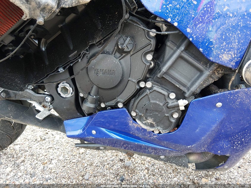 2018 Yamaha Yzf VIN JYARN39E6JA004067 IAAI salvage auction — ENGINE DAMAGE, Salvage (Louisiana), sold $175 on 2026-07-29 (photo 8)