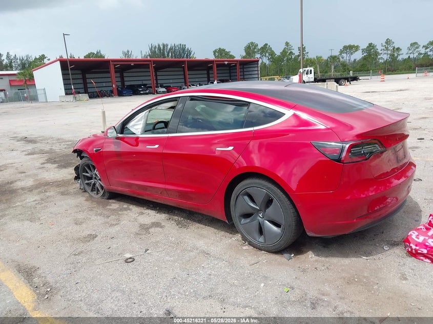 2018 Tesla Model 3 VIN 5YJ3E1EA8JF016777 IAAI salvage auction — LEFT FRONT, Salvage Title, sold $4,100 on 2026-07-23 (photo 3)