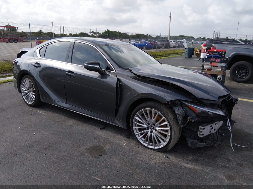 2023 Lexus Is VIN JTHDA1D25P5125068 — IAAI salvage auction photo