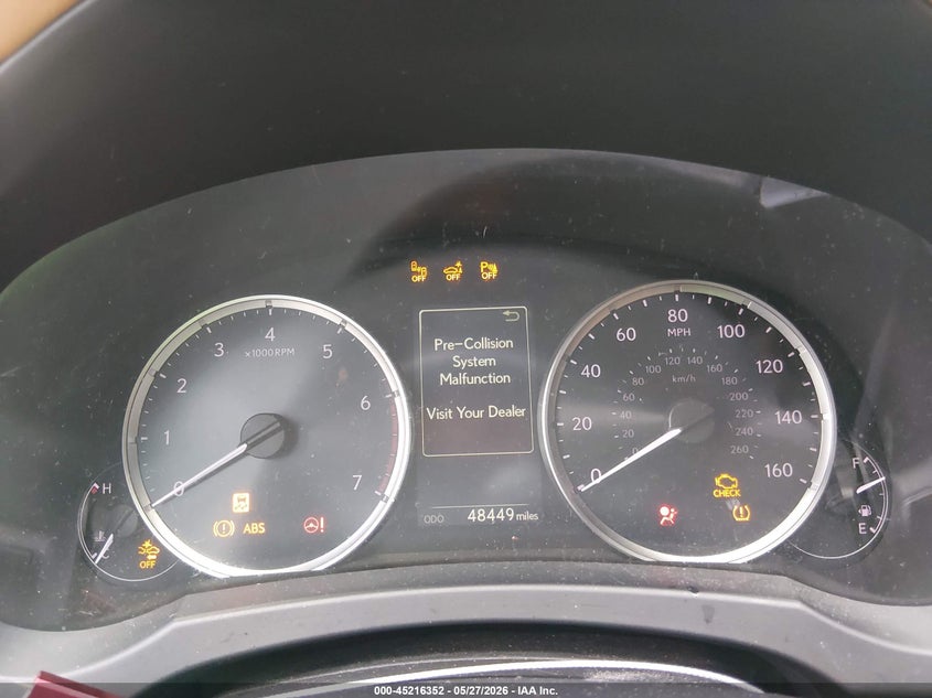 2023 Lexus Is VIN JTHDA1D25P5125068 IAAI salvage auction — SIDE, Salvage Title, sold $7,000 on 2026-07-30 (photo 7)