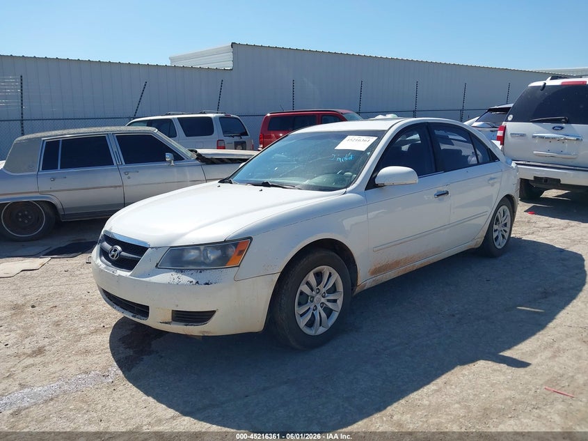 2008 Hyundai Sonata VIN 5NPET46F28H318748 IAAI salvage auction — REAR END, Junk (Oklahoma), sold $25 on 2026-07-08 (photo 2)