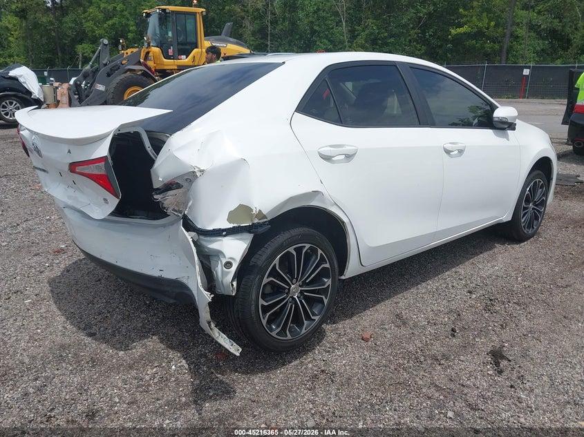 2016 Toyota Corolla VIN 5YFBURHE4GP520686 IAAI salvage auction — REAR END, Salvage Title, sold $1,550 on 2026-07-15 (photo 4)