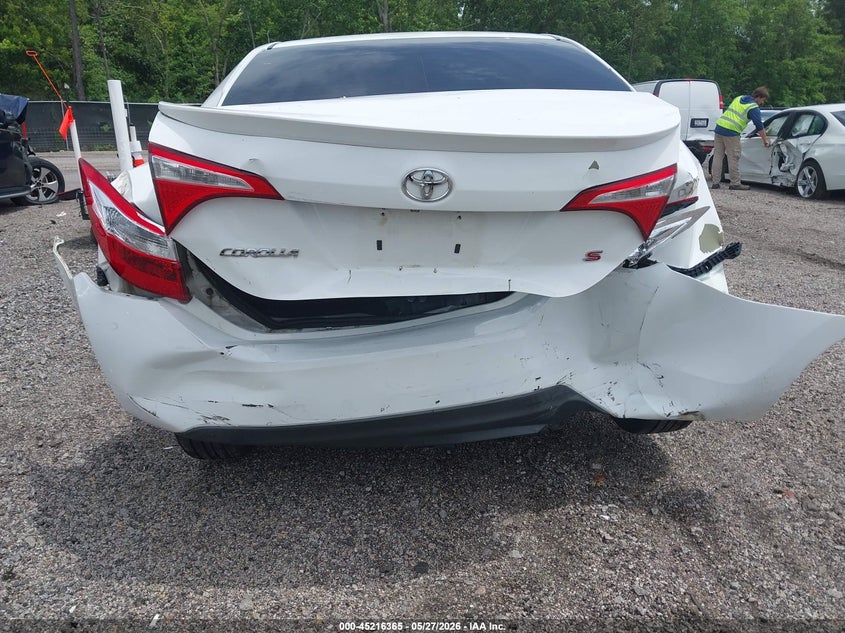 2016 Toyota Corolla VIN 5YFBURHE4GP520686 IAAI salvage auction — REAR END, Salvage Title, sold $1,550 on 2026-07-15 (photo 6)