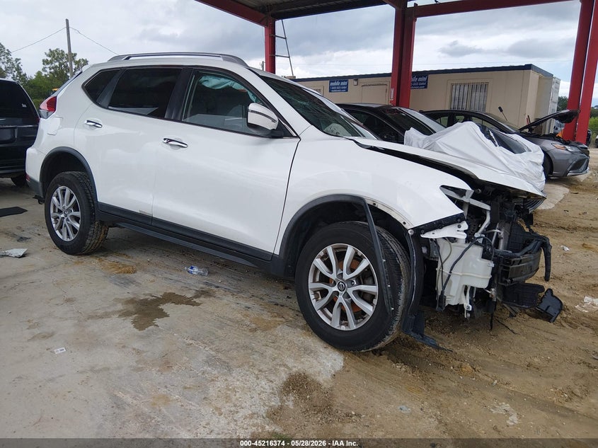 2017 Nissan Rogue VIN KNMAT2MV8HP503534 IAAI salvage auction — LEFT SIDE, Salvage Title, sold $450 on 2026-07-07 (photo 1)