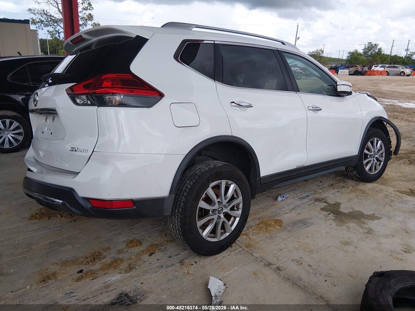 2017 Nissan Rogue VIN KNMAT2MV8HP503534 IAAI salvage auction — LEFT SIDE, Salvage Title, sold $450 on 2026-07-07 (photo 4)