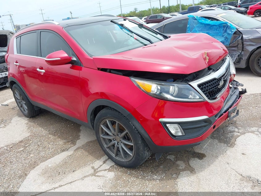 2015 Kia Sportage VIN KNDPC3AC1F7689112 IAAI salvage auction — FRONT END, Salvage Title, sold $2,800 on 2026-07-20 (photo 1)