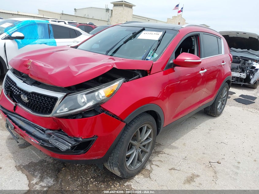 2015 Kia Sportage VIN KNDPC3AC1F7689112 IAAI salvage auction — FRONT END, Salvage Title, sold $2,800 on 2026-07-20 (photo 2)