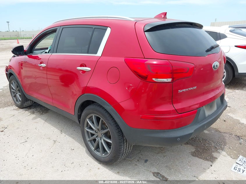 2015 Kia Sportage VIN KNDPC3AC1F7689112 IAAI salvage auction — FRONT END, Salvage Title, sold $2,800 on 2026-07-20 (photo 3)