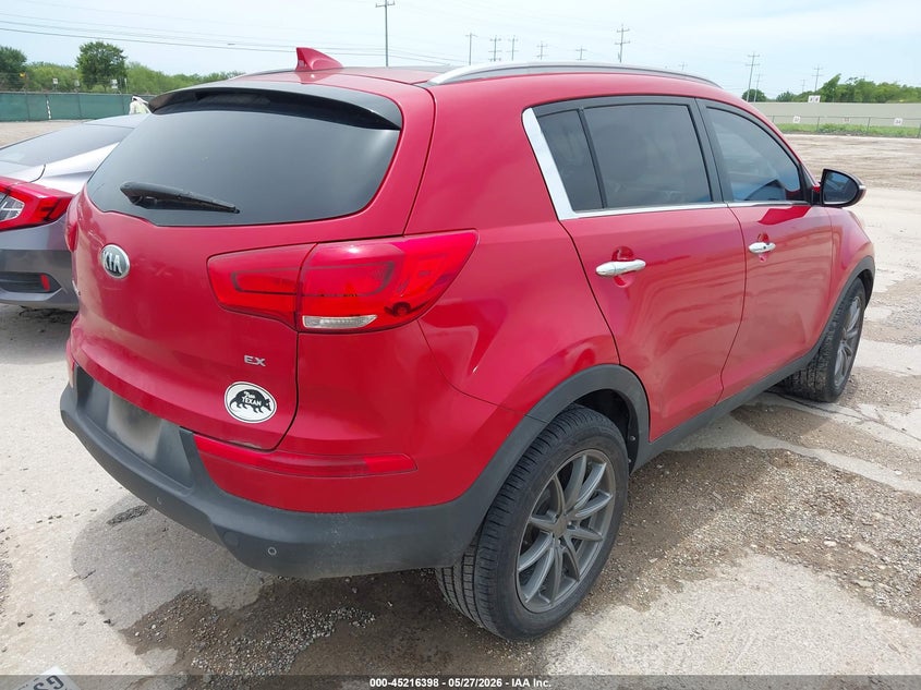 2015 Kia Sportage VIN KNDPC3AC1F7689112 IAAI salvage auction — FRONT END, Salvage Title, sold $2,800 on 2026-07-20 (photo 4)